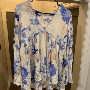 Floral Free People Tunic